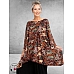 AKH Big Shirt Paisly Herfsttinten